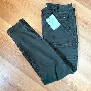 Joie Olive Green Slim Cargo Pants